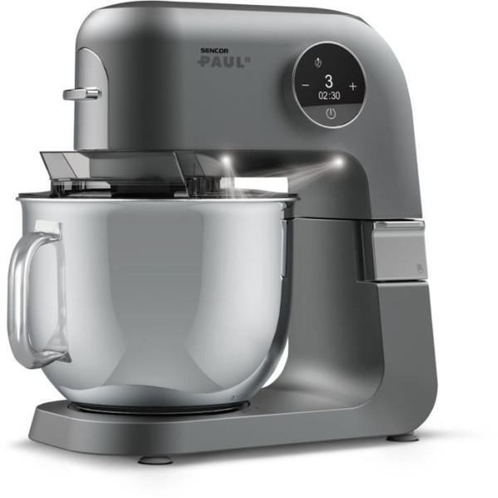 Voir la diapositive 2 : MARKET24 Robot  pâtissier - SENCOR - STM 7740 PAUL 2 - 1500 W - Acier inoxydable