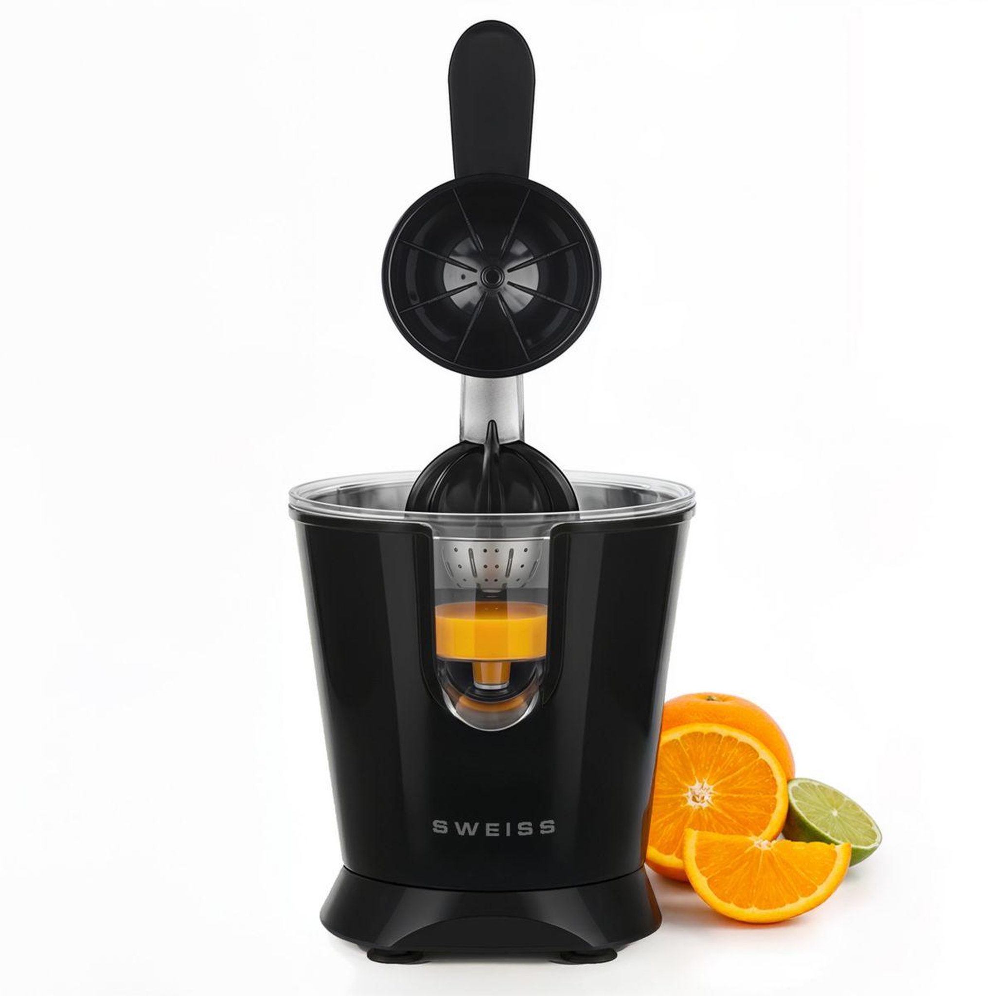 Voir la diapositive 4 : SWEISS Presse-agrumes vintage noir ZEST9