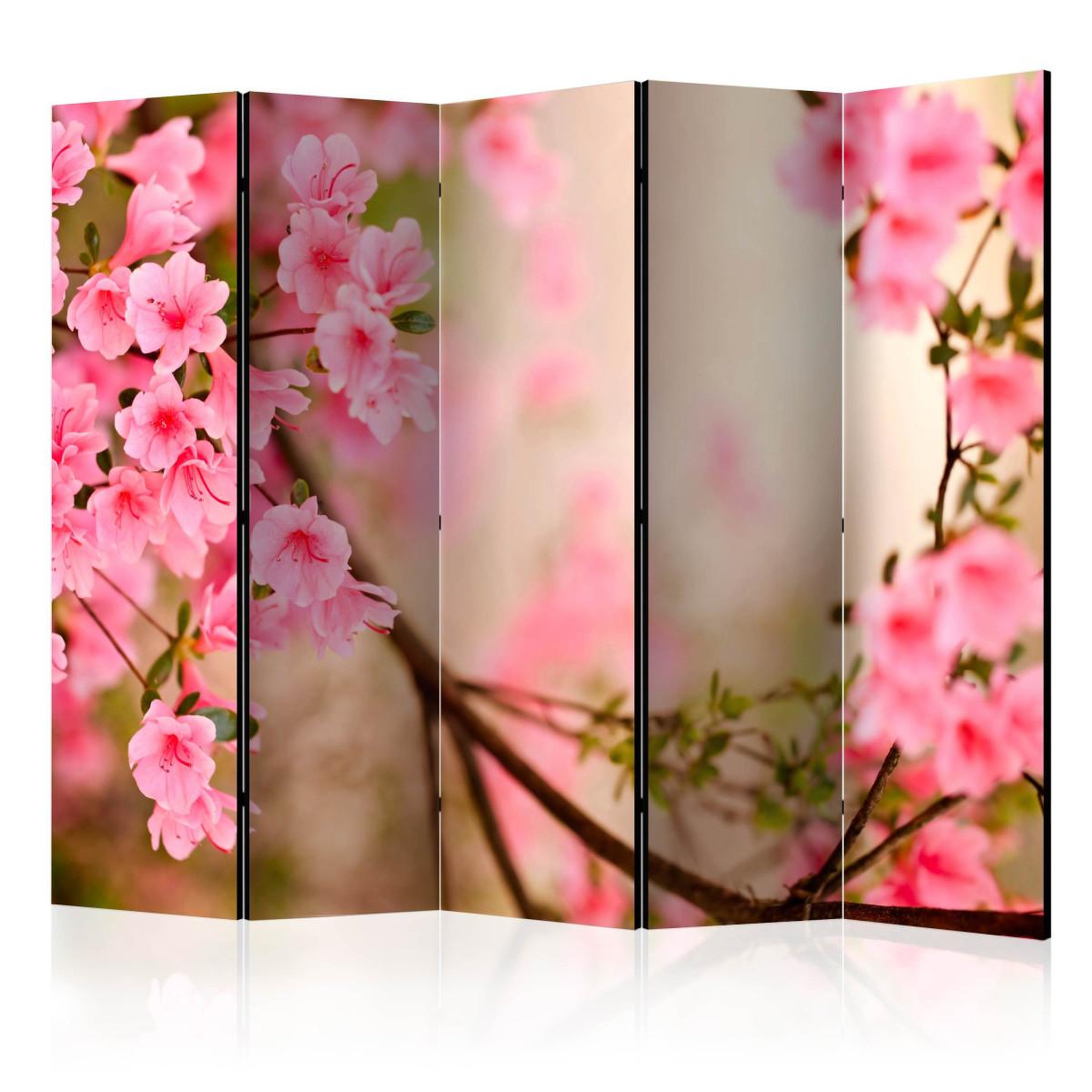 Paris Prix Paravent 5 volets  pink azalea  172x225cm