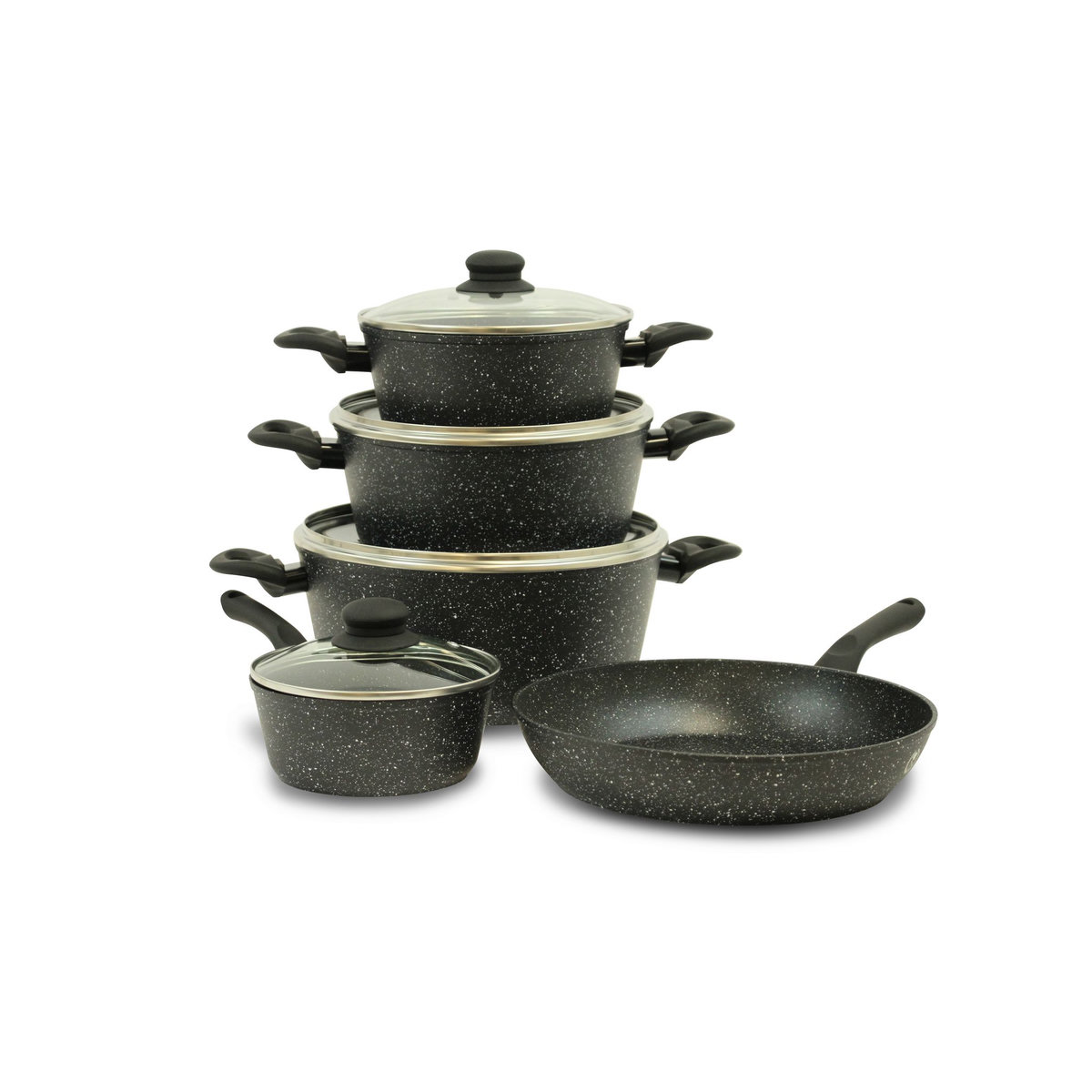 Batterie de cuisine induction NAPOLEON 9 pièces 