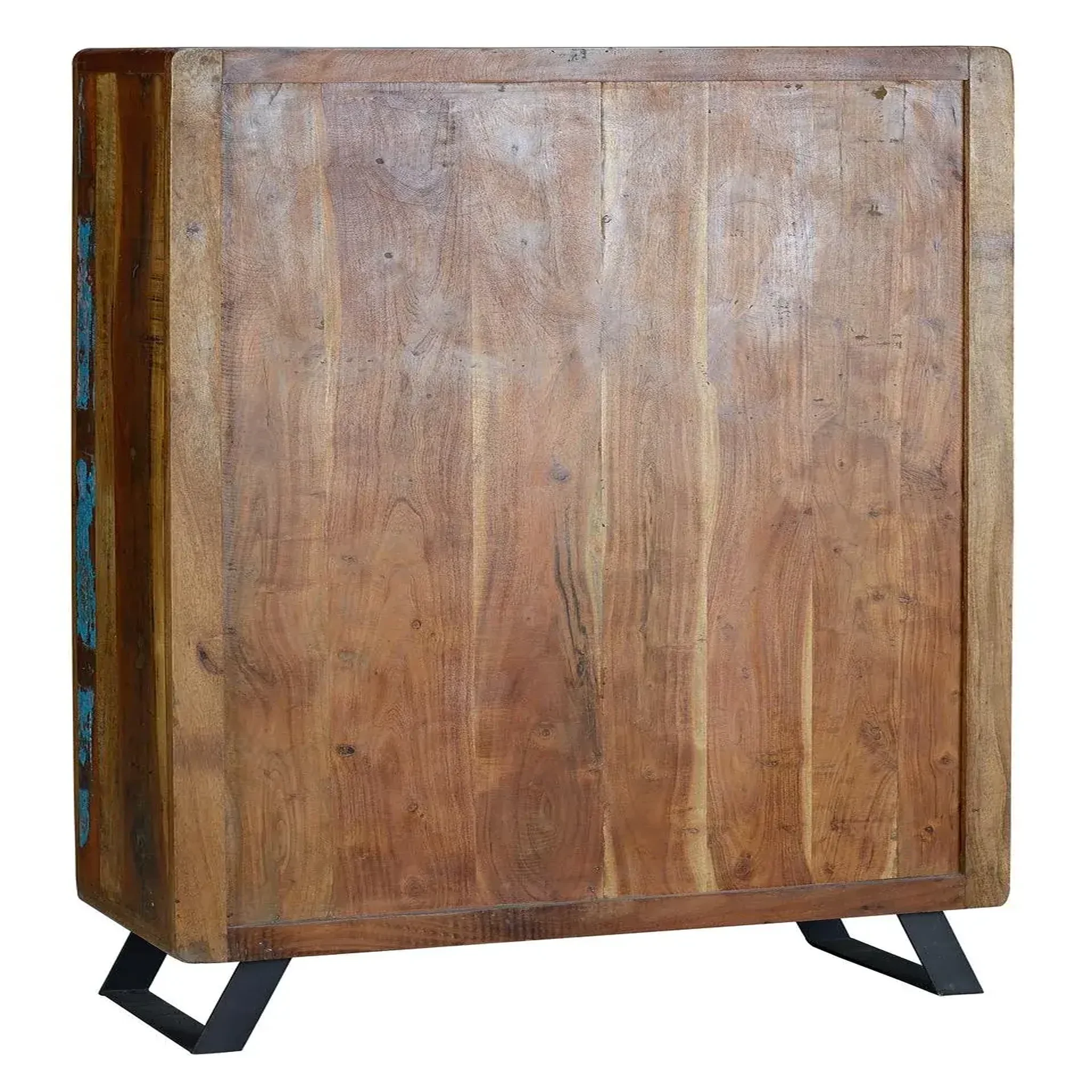 Voir la diapositive 5 : GINER Y COLOMER SL Vitrine en bois recyclé 90 cm style vintage industriel