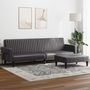Voir la diapositive 1 : VIDAXL Ensemble de canapes 2 pcs gris similicuir