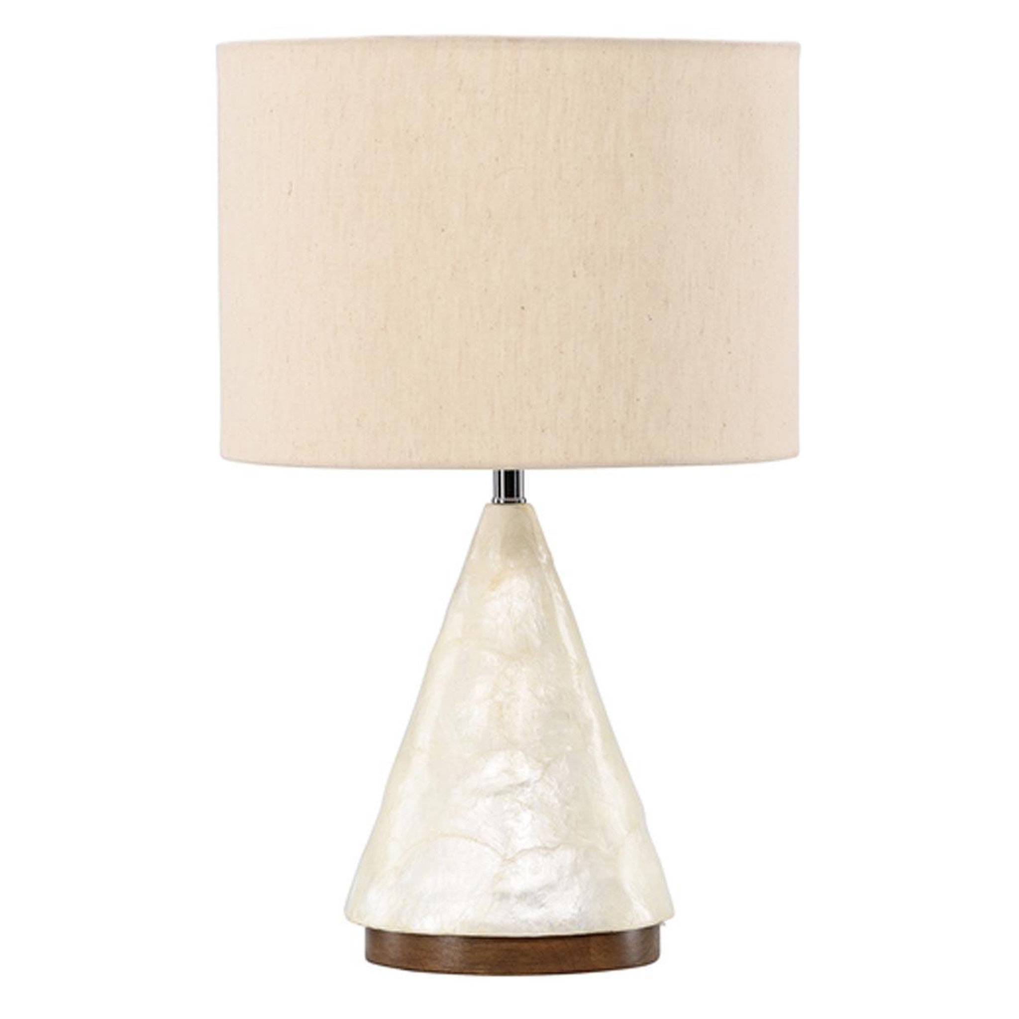 Paris Prix Lampe à poser en capiz  donso  56cm gris clair