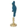 Voir la diapositive 1 : Paris Prix Statuette Décorative  Perroquet  37cm Bleu
