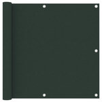 VIDAXL Ecran de balcon Vert fonce 90x400 cm Tissu Oxford