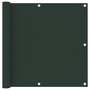 Voir la diapositive 1 : VIDAXL Ecran de balcon Vert fonce 90x400 cm Tissu Oxford