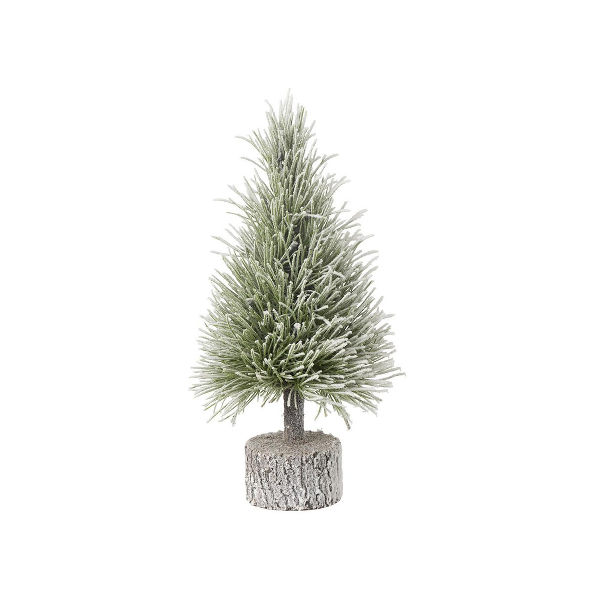 Voir la diapositive 2 : J-LINE Sapin de noël déco à led  russell  36cm vert