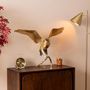 Voir la diapositive 5 : ATMOSPHERA Statue Aigle en Métal  Kadi  85cm Doré