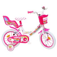 Nickelodeon Vélo 14 Fille Licence Pat Patrouille Stella/Skye pour enfant de  4 à 6 ans avec stabilisateurs à molettes pas cher 