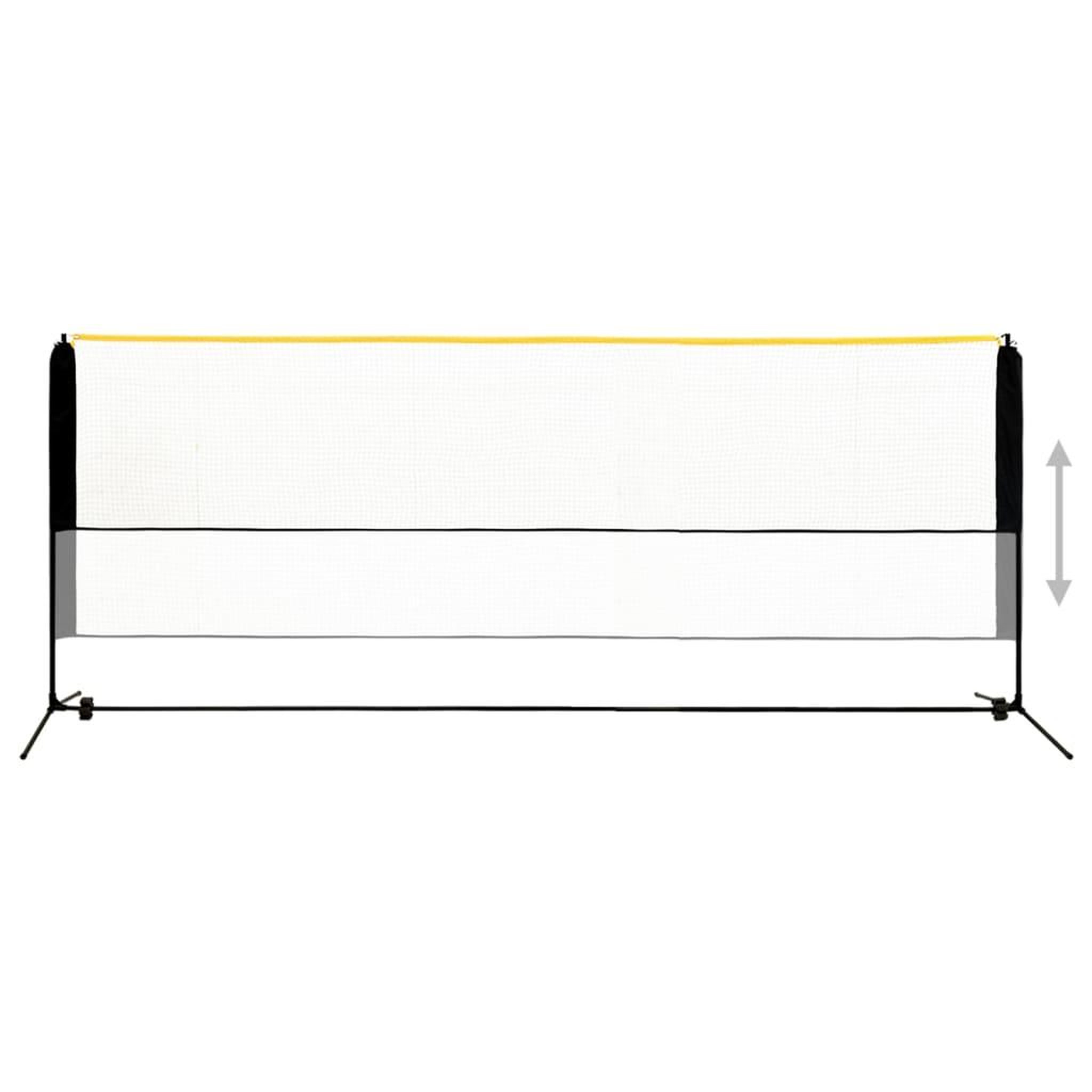 Voir la diapositive 3 : VIDAXL Filet de badminton reglable 400x103x94-158 cm Metal