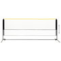 Voir la diapositive 3 : VIDAXL Filet de badminton reglable 400x103x94-158 cm Metal
