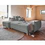 Voir la diapositive 2 : BEST MOBILIER Lena - canapé d'angle réversible convertible - 4 places - style scandinave