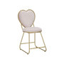 Voir la diapositive 1 : Paris Prix Chaise Design Coeur  Heart  80cm Rose & Or