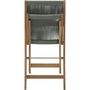 Voir la diapositive 3 : MARKET24 Set bistrot pliable en bois d'acacia FSC avec tressage en corde vert olive - 2 personnes - MAKENA