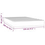 Voir la diapositive 6 : VIDAXL Matelas de lit a ressorts ensaches Gris clair 120x200x20 cm