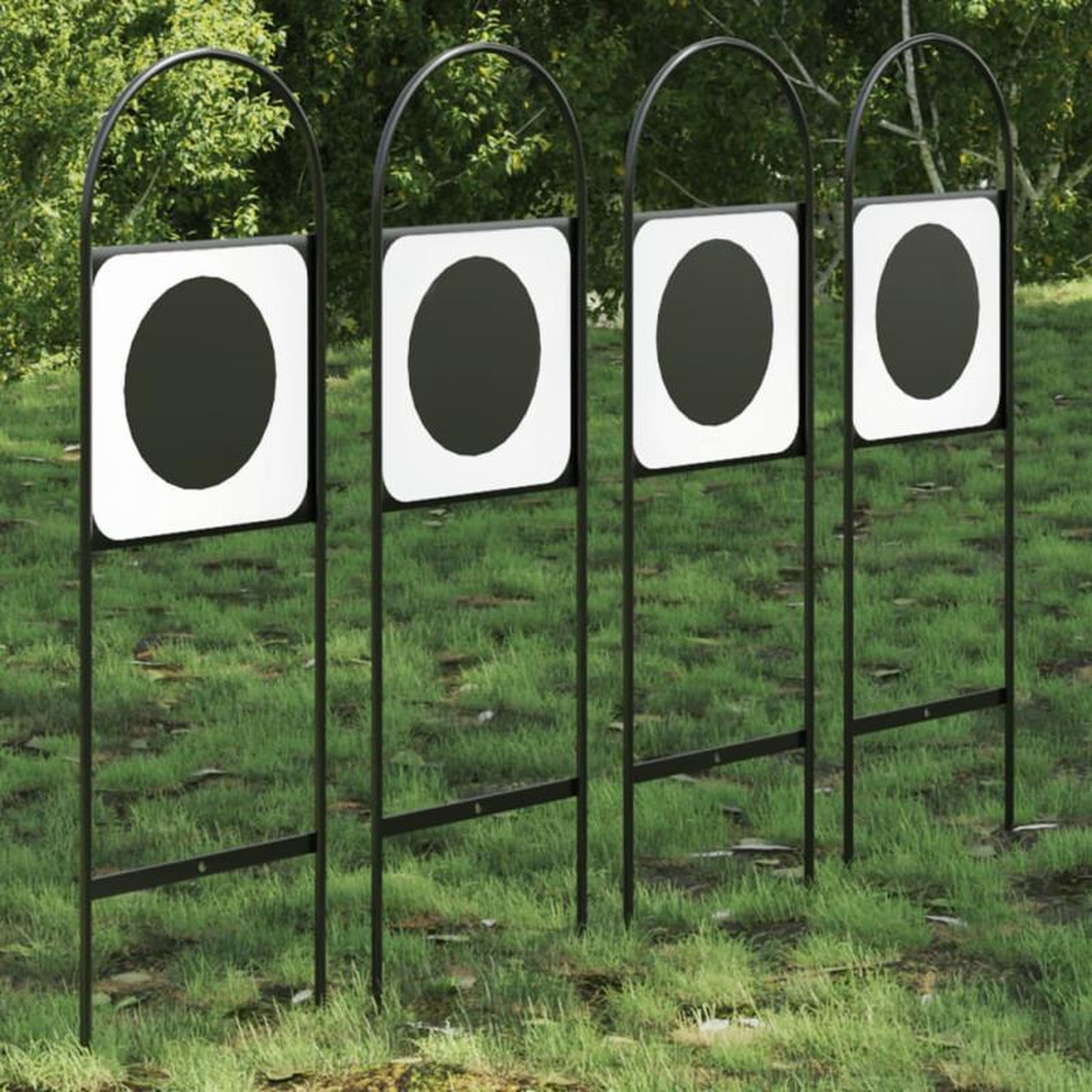 VIDAXL Marqueurs de dressage 4 pcs acier