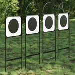 VIDAXL Marqueurs de dressage 4 pcs acier