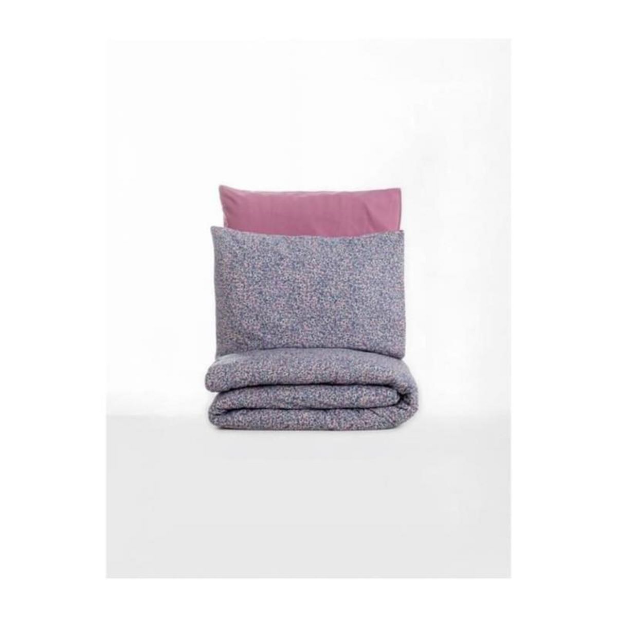 GENERIQUE Parure de lit - 129CTN64409 - 1 housse de couette 220 x 240 cm + 2 taies d'oreiller 60 x 60 cm - 100% coton ranforcé - Rose