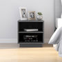 Voir la diapositive 3 : VIDAXL Tables de chevet 2 pcs Gris 40x34x40 cm Bois de pin solide
