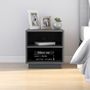 Voir la diapositive 3 : VIDAXL Tables de chevet 2 pcs Gris 40x34x40 cm Bois de pin solide