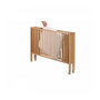 Voir la diapositive 2 : TISSI Lit bébé à barreaux pliable 60x120 cm en hêtre massif naturel
