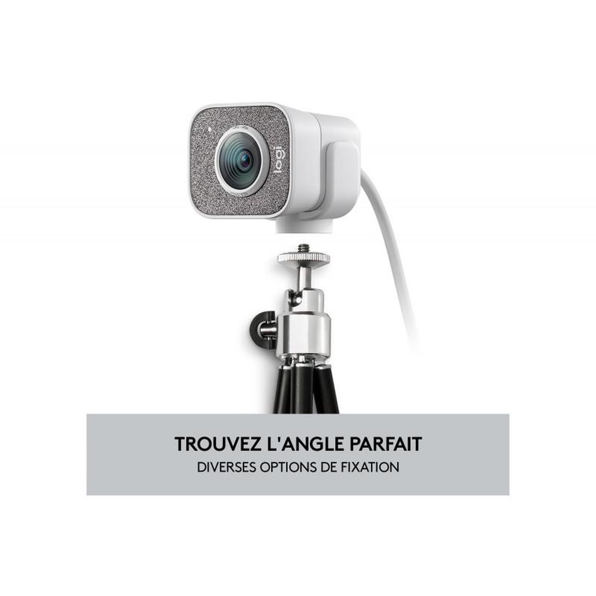 Voir la diapositive 6 : Logitech Caméra Logitech Streamcam FHD Blanc