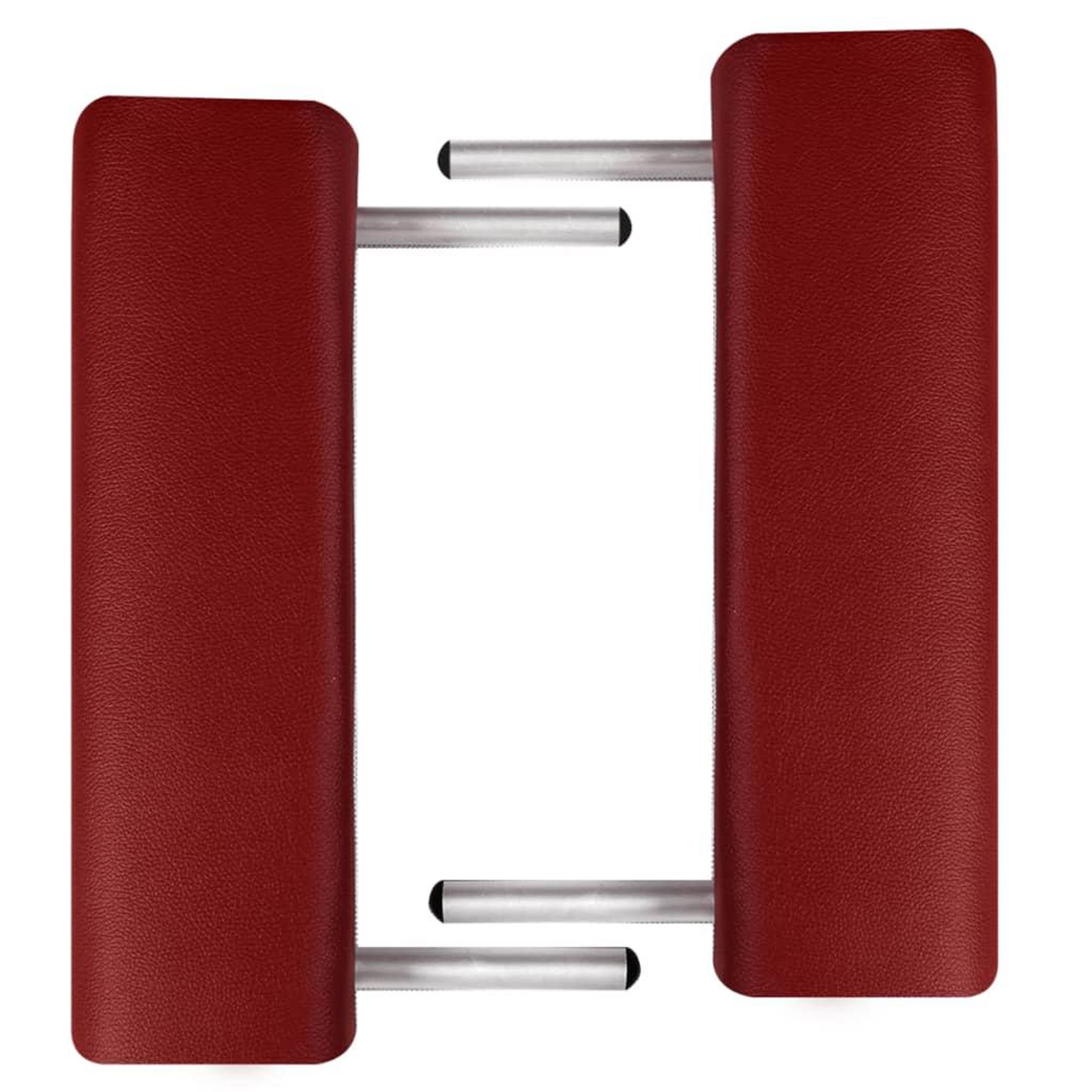 Voir la diapositive 5 : VIDAXL Table pliable de massage Rouge 3 zones avec cadre en aluminium