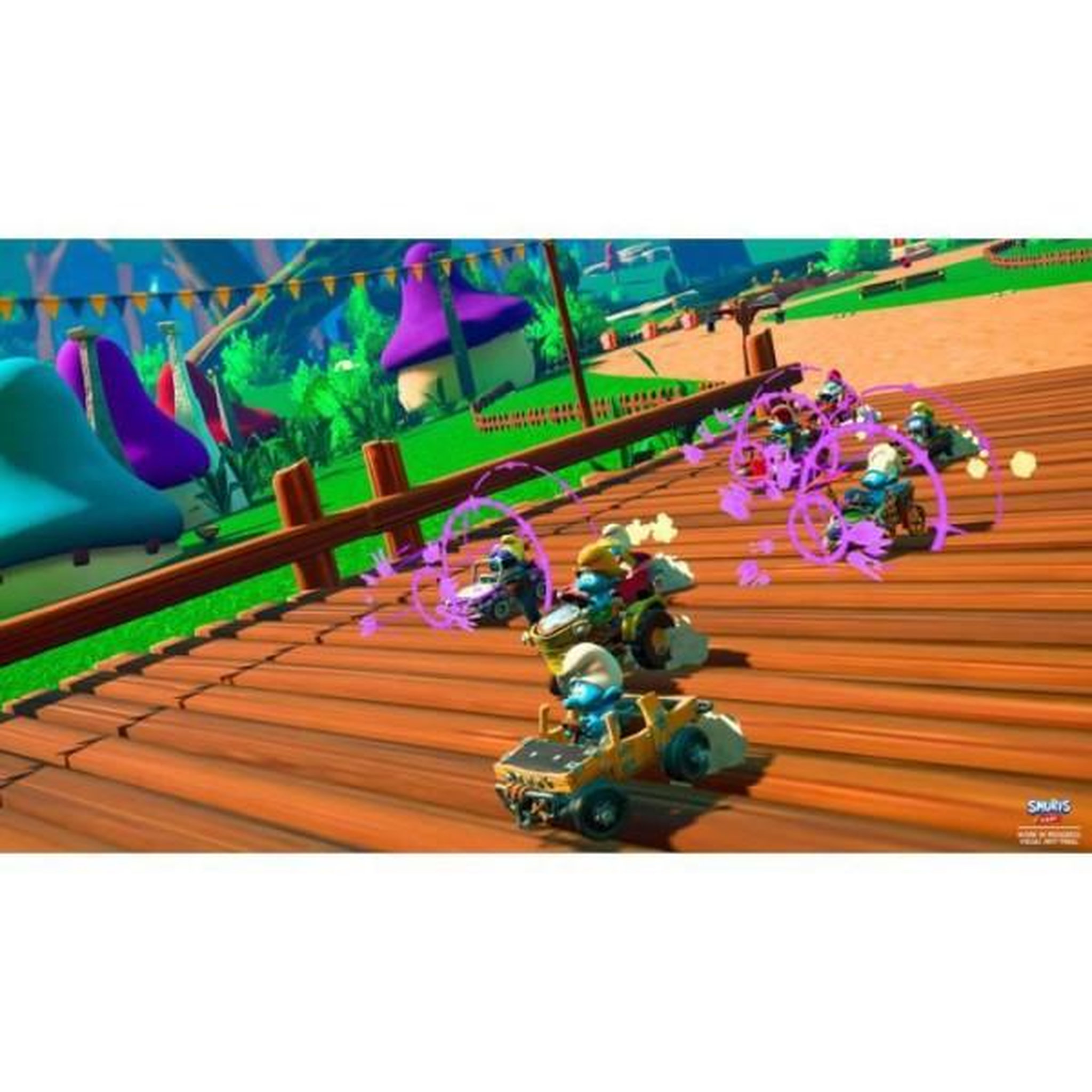 Voir la diapositive 5 : MICROIDS Schtroumpfs Kart PS4