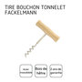 Voir la diapositive 4 : Fackelmann Tire-bouchon tonnelet en bois Fackelmann Bar Concept