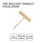 Voir la diapositive 4 : Fackelmann Tire-bouchon tonnelet en bois Fackelmann Bar Concept