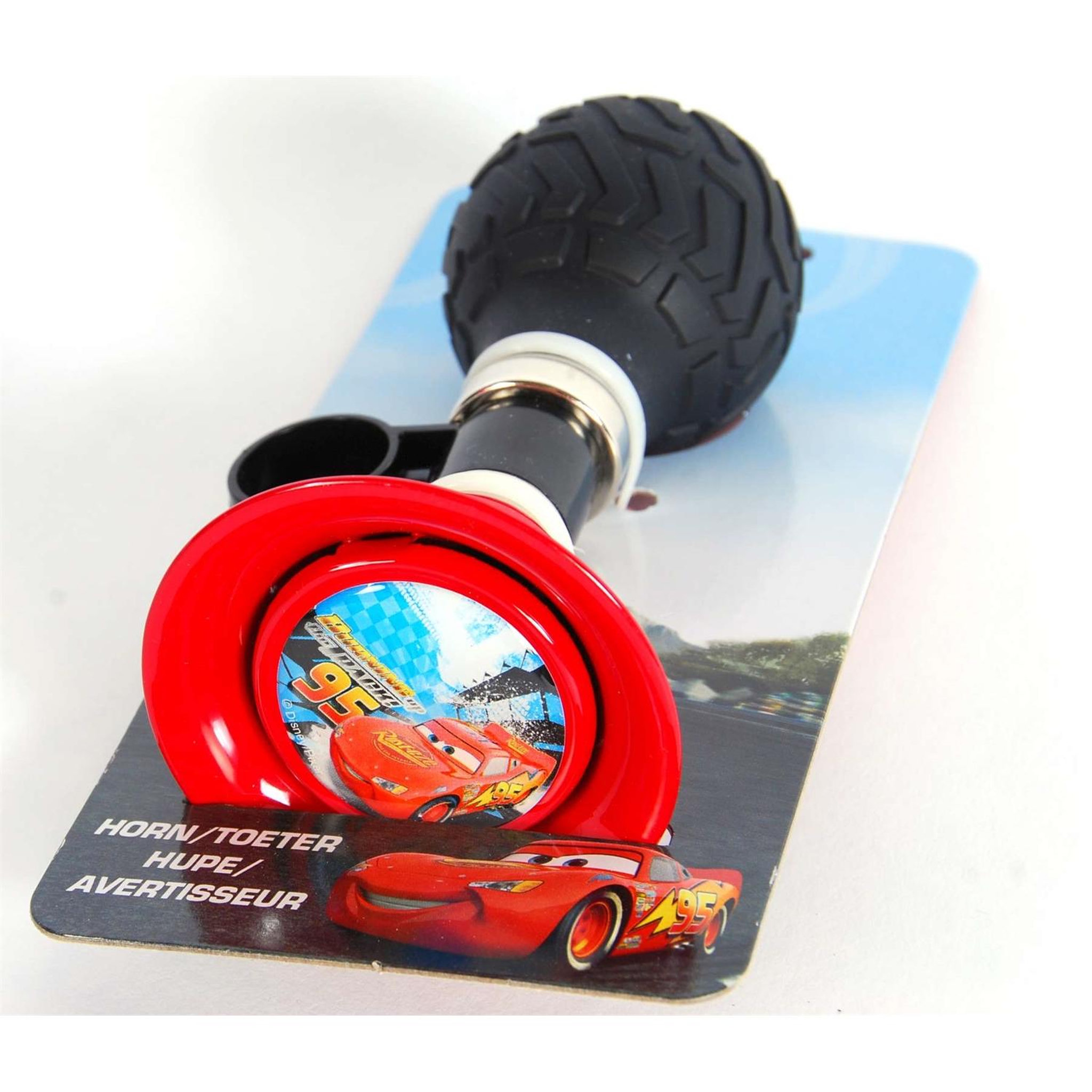 Voir la diapositive 2 : VOLARE Avertisseur sonore Disney Cars pour vélo
