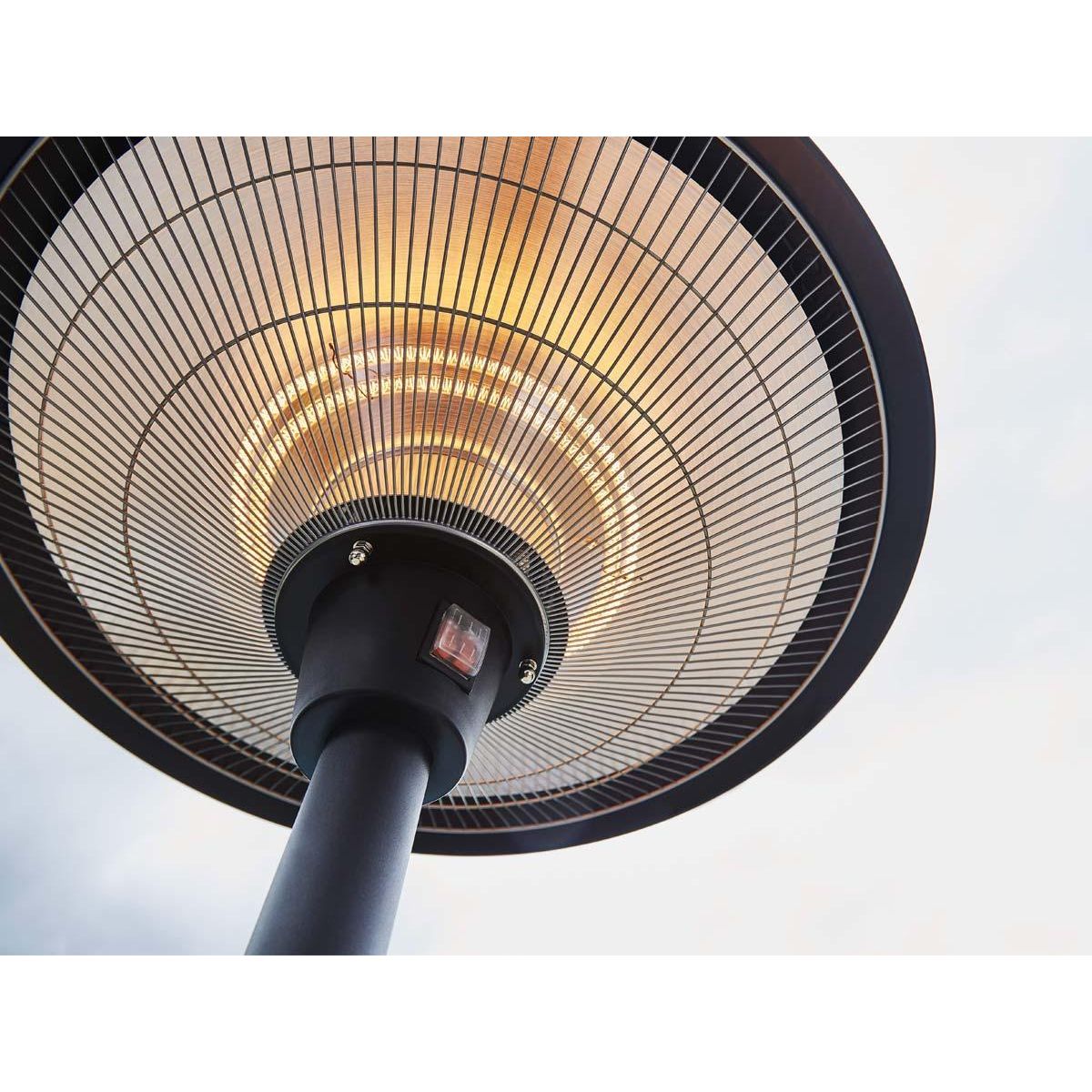 FAVEX Parasol chauffant électrique Milan noir - Favex