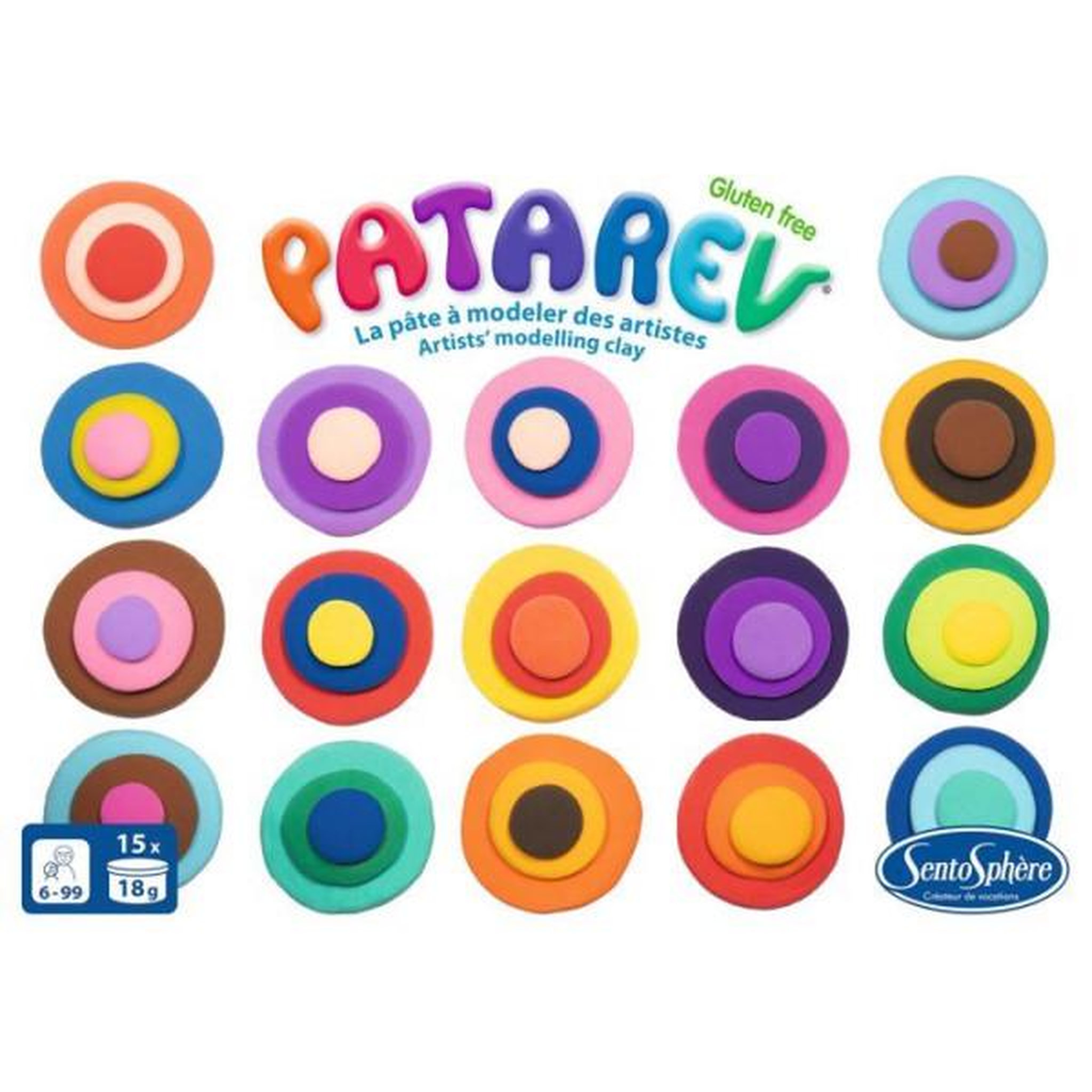 Voir la diapositive 4 : Sentosphere Coffret de 15 pots de Patarev