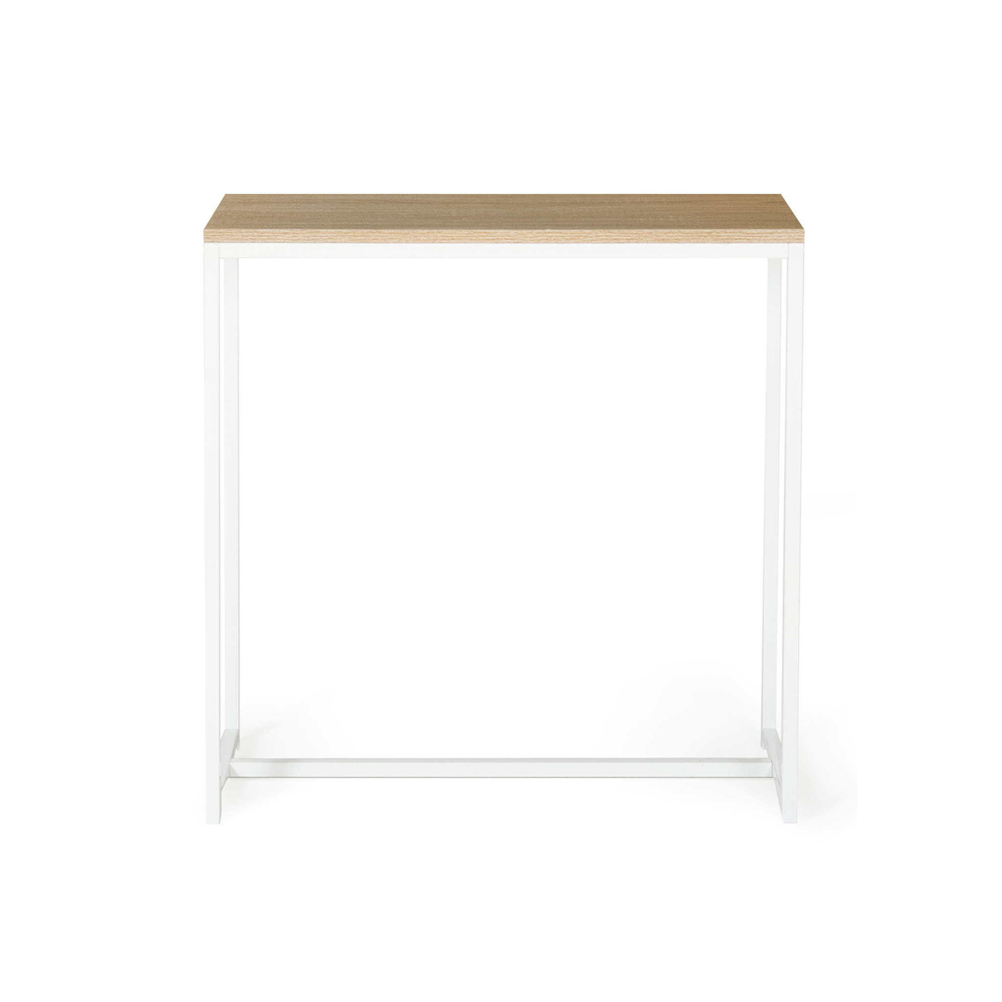 Voir la diapositive 4 : ID MARKET Console detroit design industriel bois et métal blanc