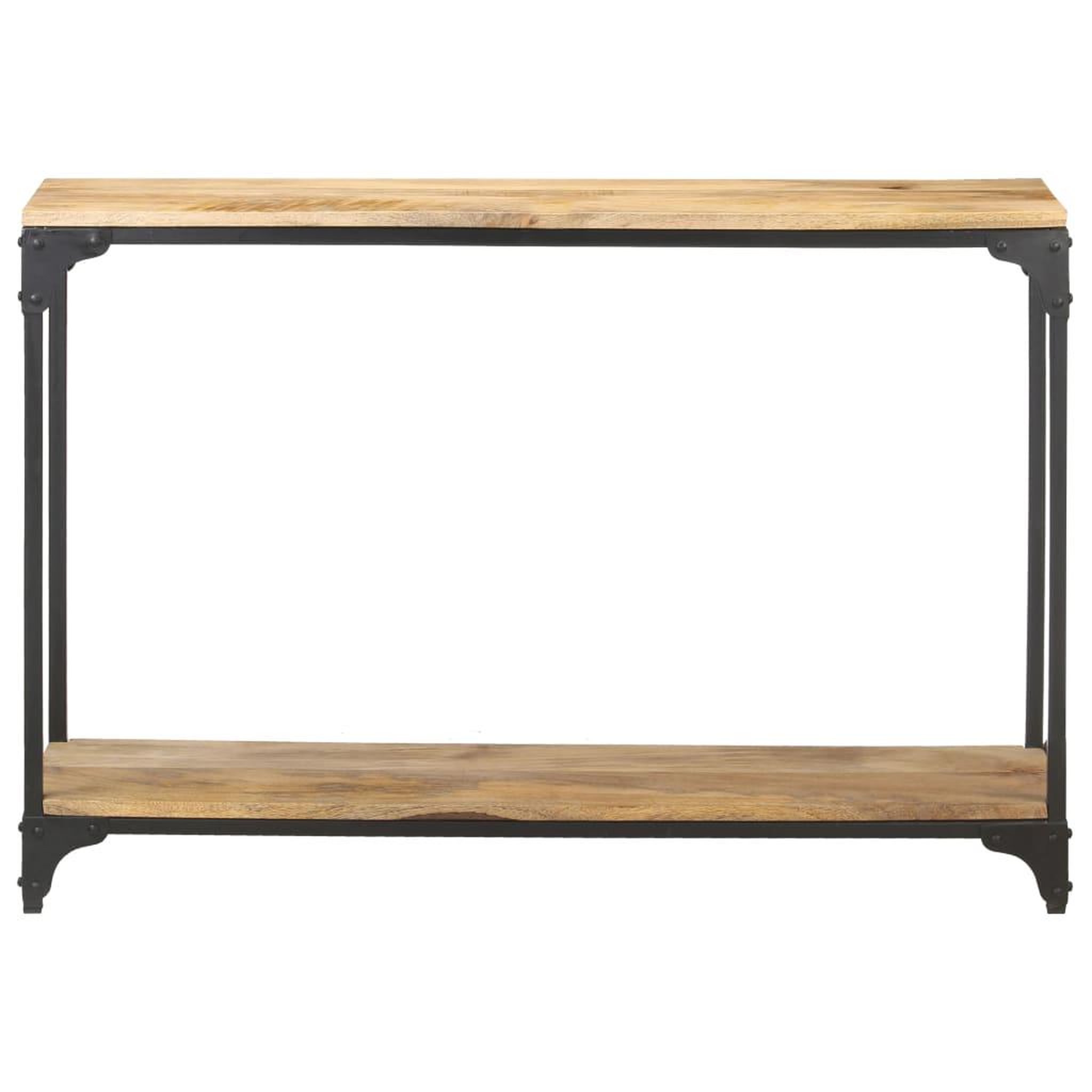 Voir la diapositive 2 : VIDAXL Table console 110x30x75 cm Bois de manguier massif