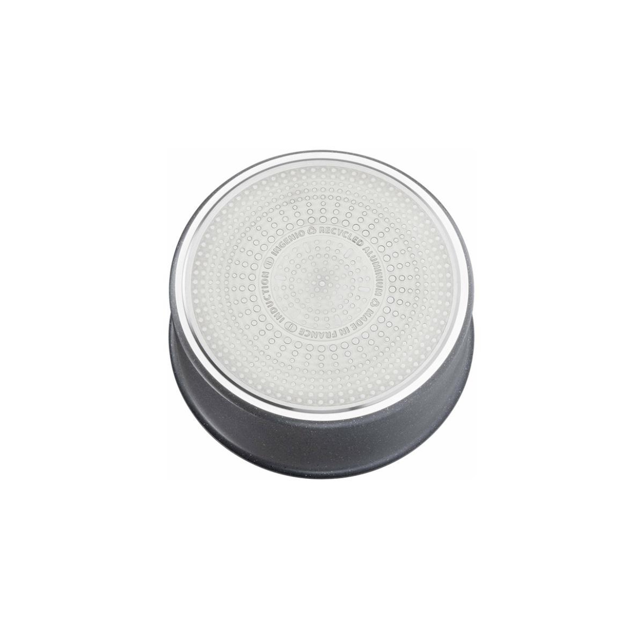 Voir la diapositive 3 : TEFAL Série de 3 casseroles aluminium 16/18/20cm + 1 poignée noir - L3969002