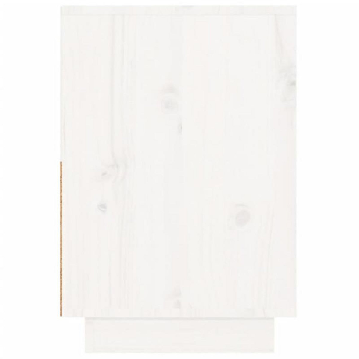 VIDAXL Table de chevet Blanc 60x34x51 cm Bois de pin solide