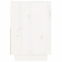 Voir la diapositive 4 : VIDAXL Table de chevet Blanc 60x34x51 cm Bois de pin solide