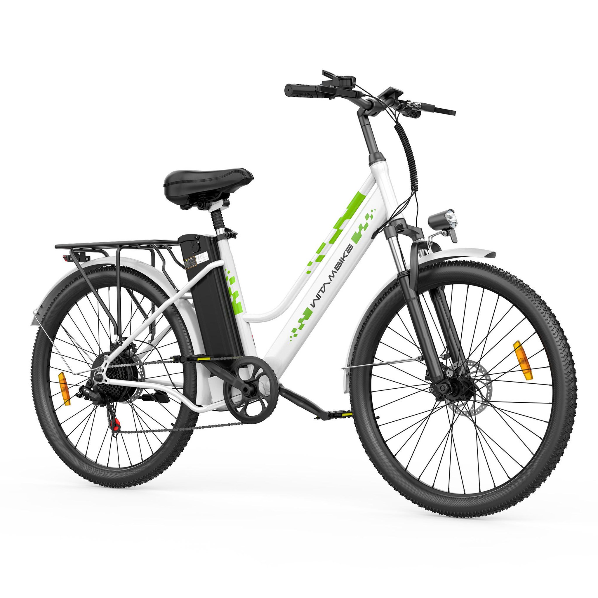 Voir la diapositive 3 : WITAMBIKE Vélo électrique de ville WITAMBIKE C26 PRO 26