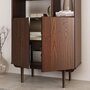 Voir la diapositive 6 : IDIMEX Buffet haut SIMONA H 133 cm en bois massif