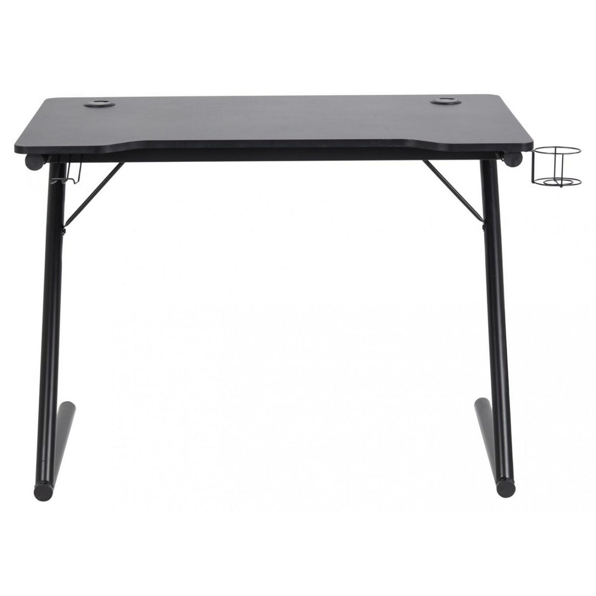 CONCEPT USINE Bureau de gaming noir en composite bois GAMER