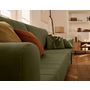 Voir la diapositive 4 : LISA DESIGN Ercolano - canapé 3 places convertible - couchage quotidien - matelas 11 cm - en velours