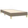 Voir la diapositive 4 : VIDAXL Cadre de lit sans matelas taupe 80x200 cm tissu