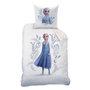 Voir la diapositive 3 : Reine des neiges Parure housse de couette coton réversible Elsa et Anna REINE DES NEIGES