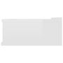Voir la diapositive 5 : VIDAXL Tables de chevet flottantes 2pcs Blanc brillant Bois ingenierie