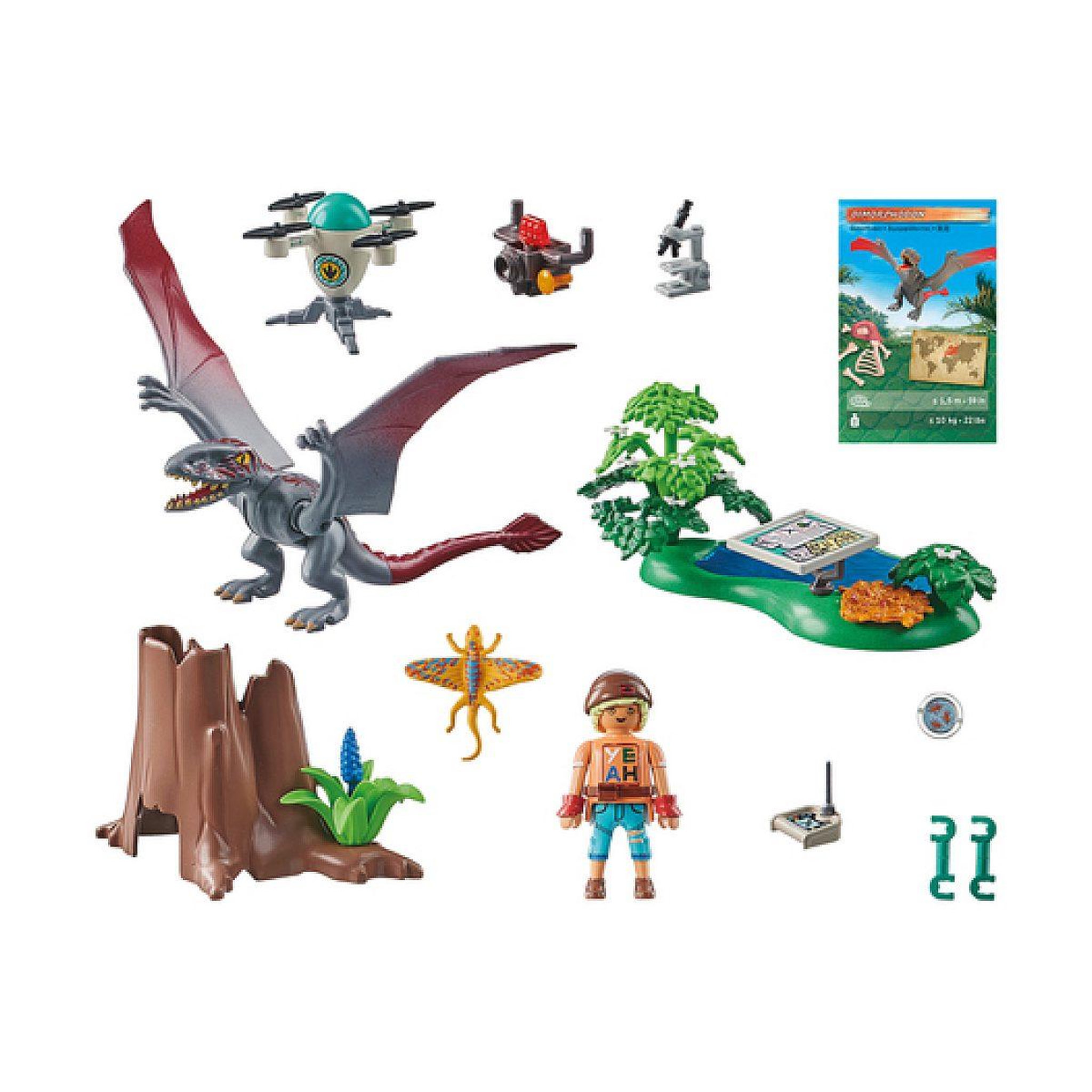 Voir la diapositive 2 : PLAYMOBIL 71525  drone d'observation avec dimorphodon