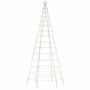 Voir la diapositive 4 : VIDAXL Sapin de Noël a LED sur mat de drapeau 200 LED blanc 180 cm