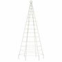 Voir la diapositive 4 : VIDAXL Sapin de Noël a LED sur mat de drapeau 200 LED blanc 180 cm