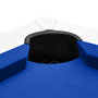 Voir la diapositive 3 : Rendez vous déco Table de billard convertible blanche tapis bleu-Eddie