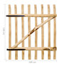 Voir la diapositive 6 : VIDAXL Portillon simple de cloture Bois de noisetier 100x120 cm